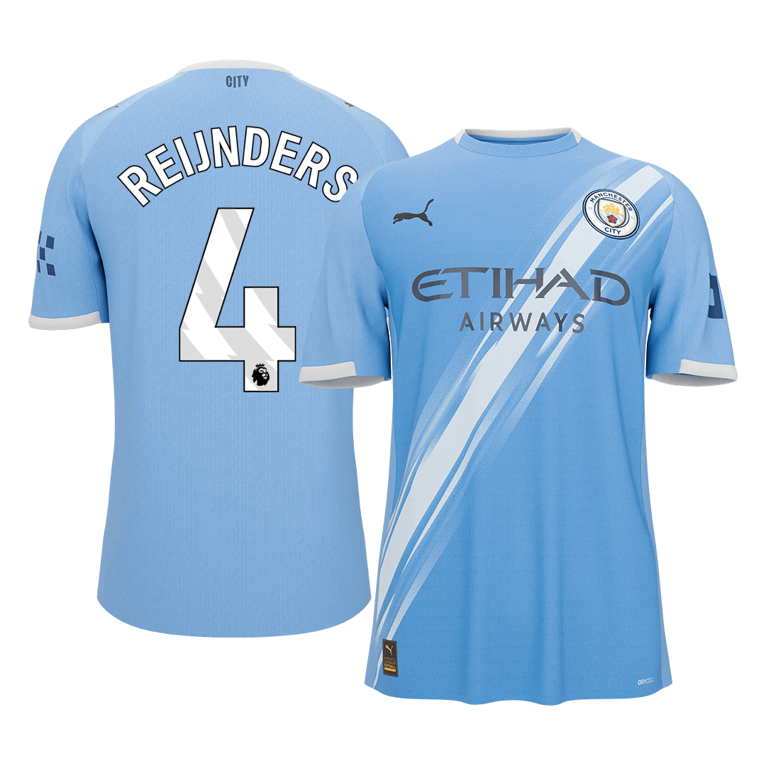 Manchester City pánsky domáci futbalový dres 2025/26 - REIJNDERS #4 (Prémiová kvalita)