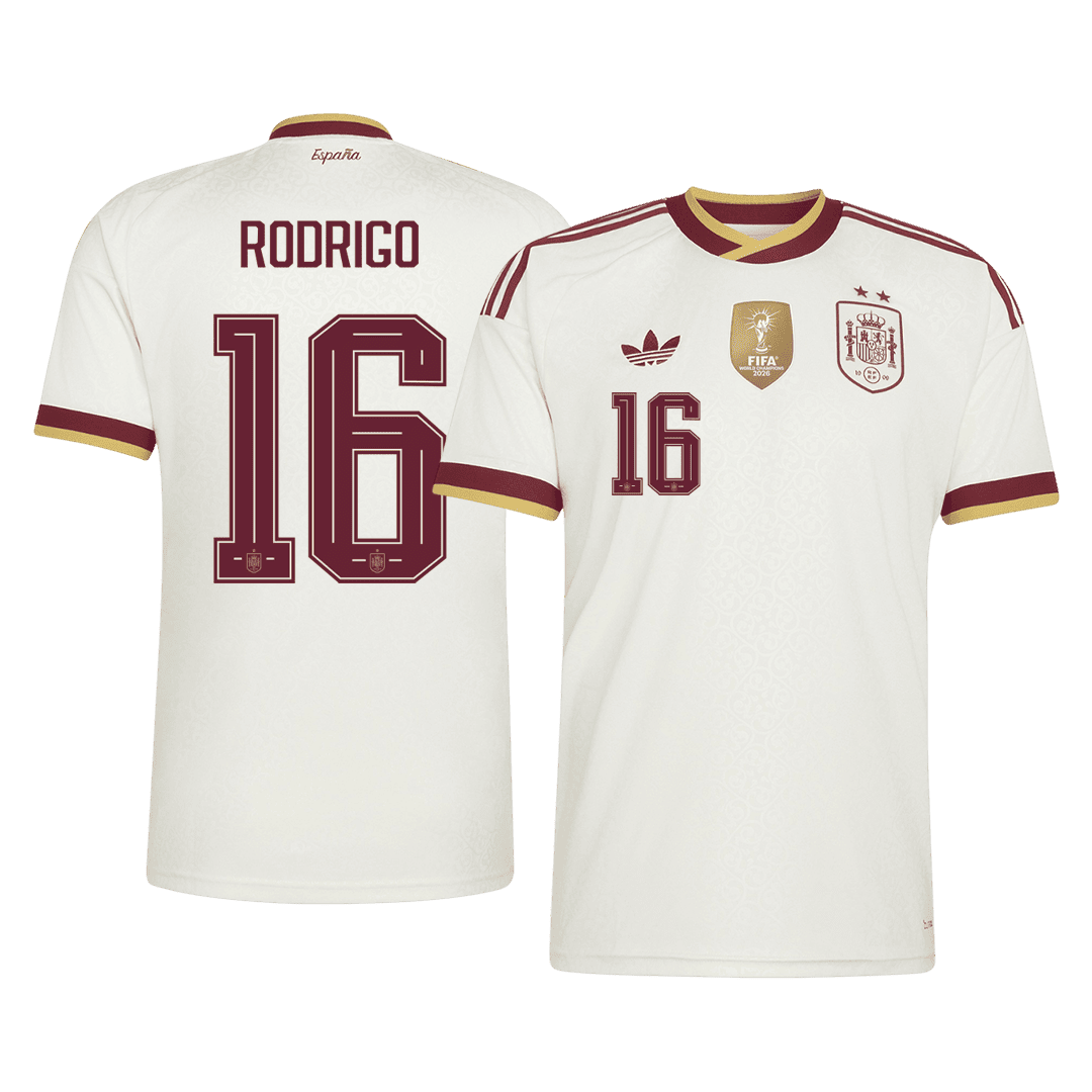 Pánske Futbalový Dres Španielsko Vonkajší MS 2026 - RODRIGO #16