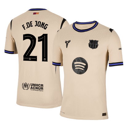Barcelona pánsky vonkajší futbalový dres 2025/26 UCL - F.DE JONG #21 [hráčska verzia]