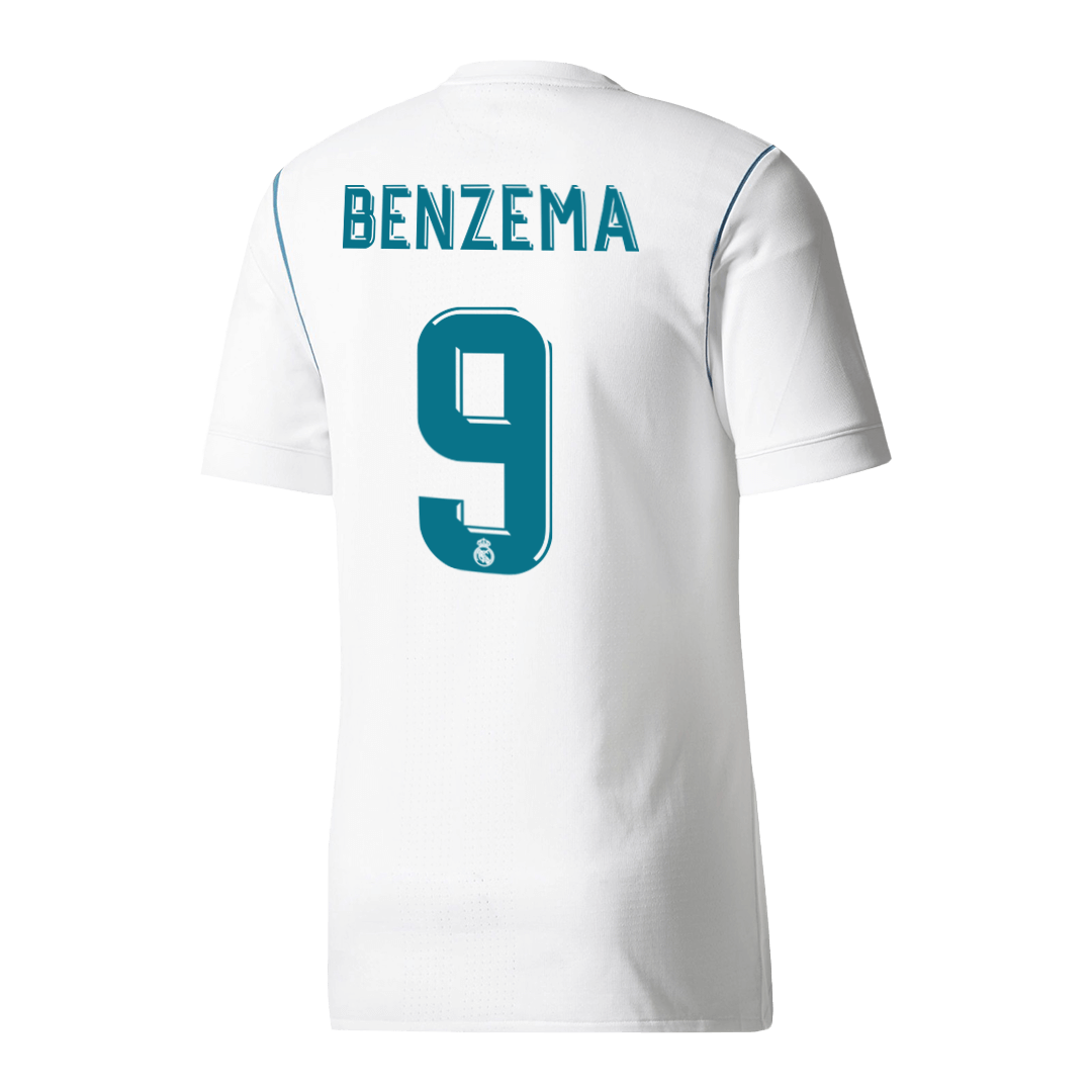 Real Madrid pánsky domáci retro futbalový dres 2017/18 - BENZEMA #9