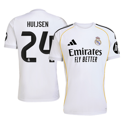 Real Madrid pánsky domáci futbalový dres 2025/26 - HUIJSEN #24 (Prémiová kvalita)