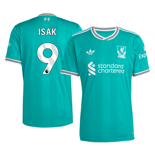 Liverpool pánsky tretí futbalový dres 2025/26 - ISAK #9