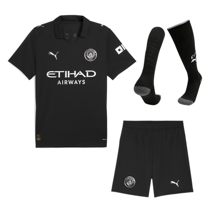 Manchester City pánsky vonkajší futbalový komplet 2025/26