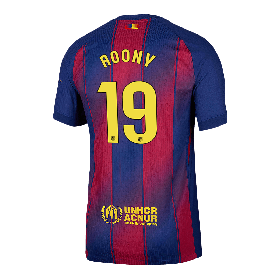 Barcelona pánsky domáci futbalový dres 2025/26 - ROONY #19 [hráčska verzia]