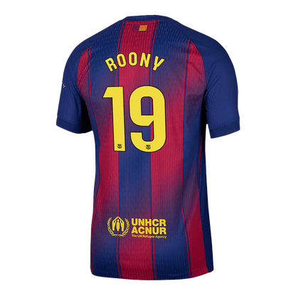 Barcelona pánsky domáci futbalový dres 2025/26 - ROONY #19 [hráčska verzia]