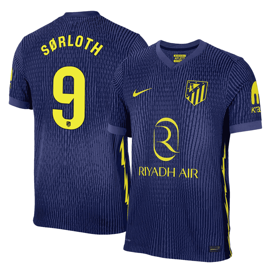 Atletico Madrid pánsky vonkajší futbalový dres 2025/26 - SØRLOTH #9 [hráčska verzia]