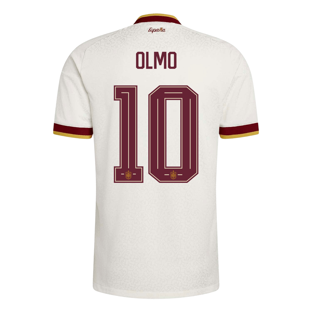 Pánske Futbalový Dres Španielsko Vonkajší MS 2026 Hráčska Verzia - OLMO #10