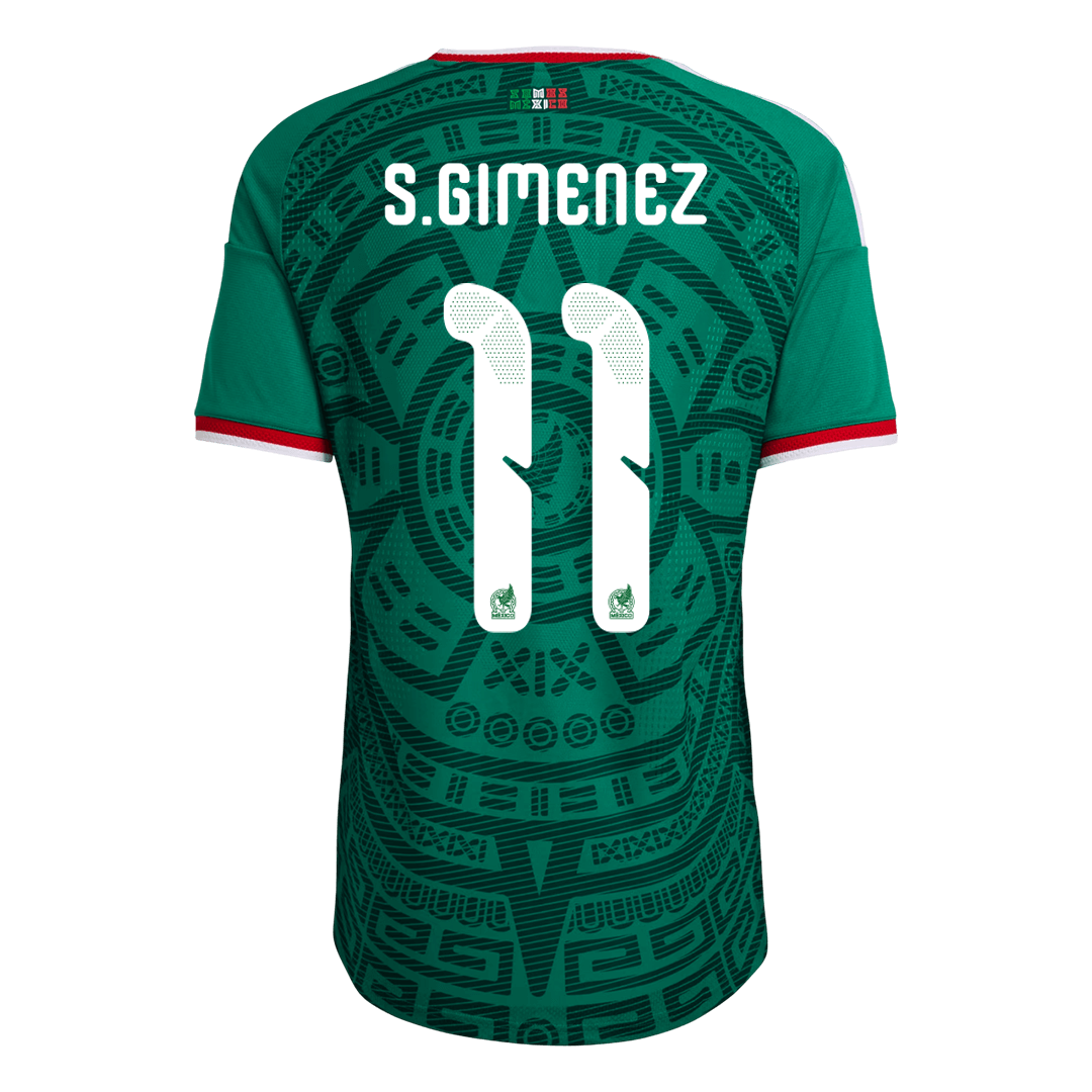 Mexiko pánsky domáci futbalový dres MS 2026 - S.GIMENEZ #11 [hráčska verzia]