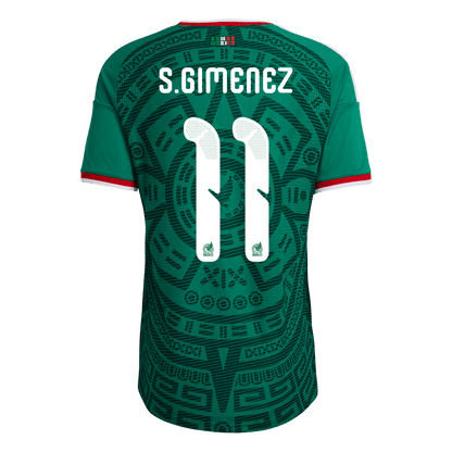 Mexiko pánsky domáci futbalový dres MS 2026 - S.GIMENEZ #11 [hráčska verzia]