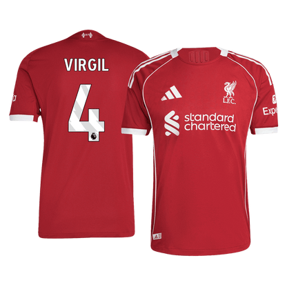 Liverpool pánsky domáci futbalový dres 2025/26 - VIRGIL #4 [hráčska verzia]