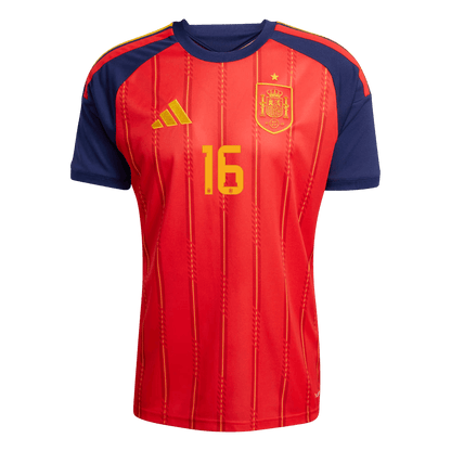 [PREMIUM] Pánske Futbalový Dres Španielsko Domáci MS 2026 - RODRIGO #16