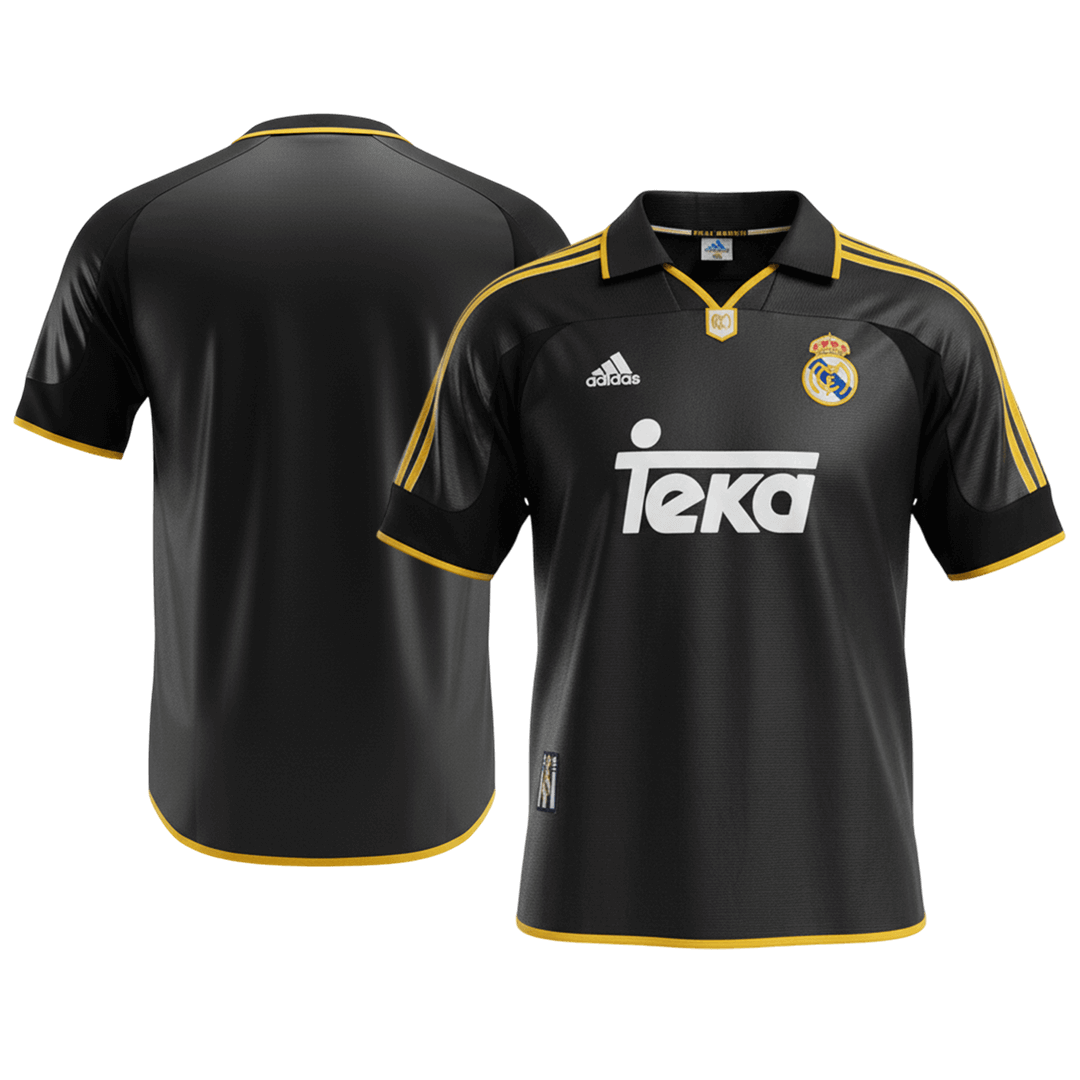 Real Madrid pánsky vonkajší retro futbalový dres 1999/01