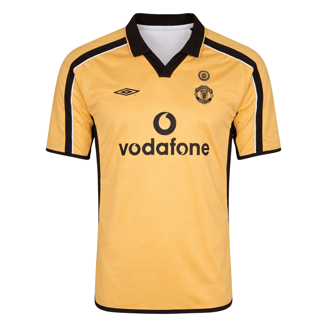 Manchester United pánsky vonkajší retro futbalový dres 2001/02