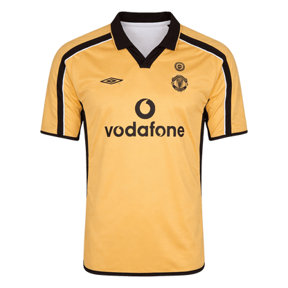 Manchester United pánsky vonkajší retro futbalový dres 2001/02