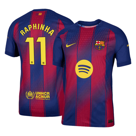 Barcelona pánsky domáci futbalový dres 2025/26 - RAPHINHA #11 [hráčska verzia]