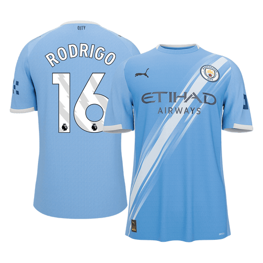 Manchester City pánsky domáci futbalový dres 2025/26 - RODRIGO #16 (Prémiová kvalita)