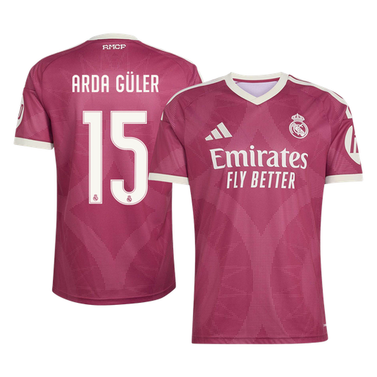 Real Madrid pánsky Tretí futbalový dres 2026/27 – ARDA GÜLER #15