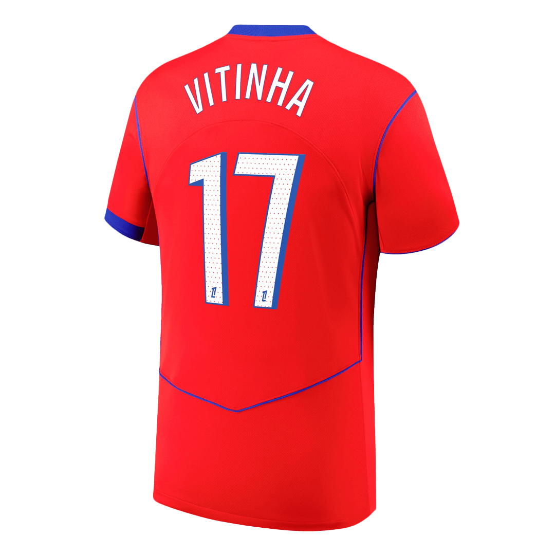 PSG pánsky tretí futbalový dres 2025/26 - VITINHA #17