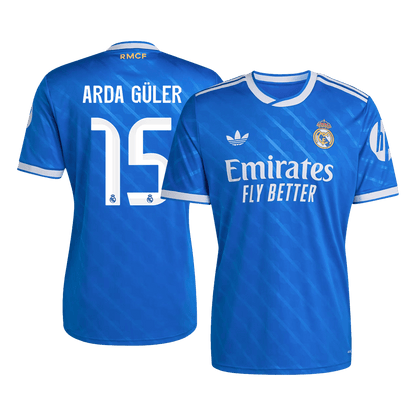 Real Madrid pánsky tretí futbalový dres 2025/26 - ARDA GÜLER #15