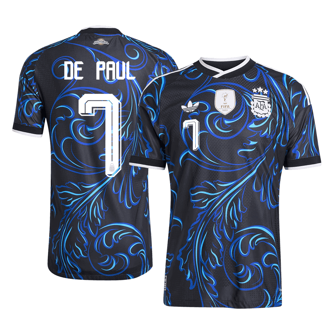 Pánske Futbalový Dres Argentína Vonkajší MS 2026 Hráčska Verzia - DE PAUL #7