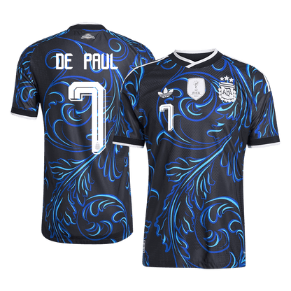 Pánske Futbalový Dres Argentína Vonkajší MS 2026 Hráčska Verzia - DE PAUL #7