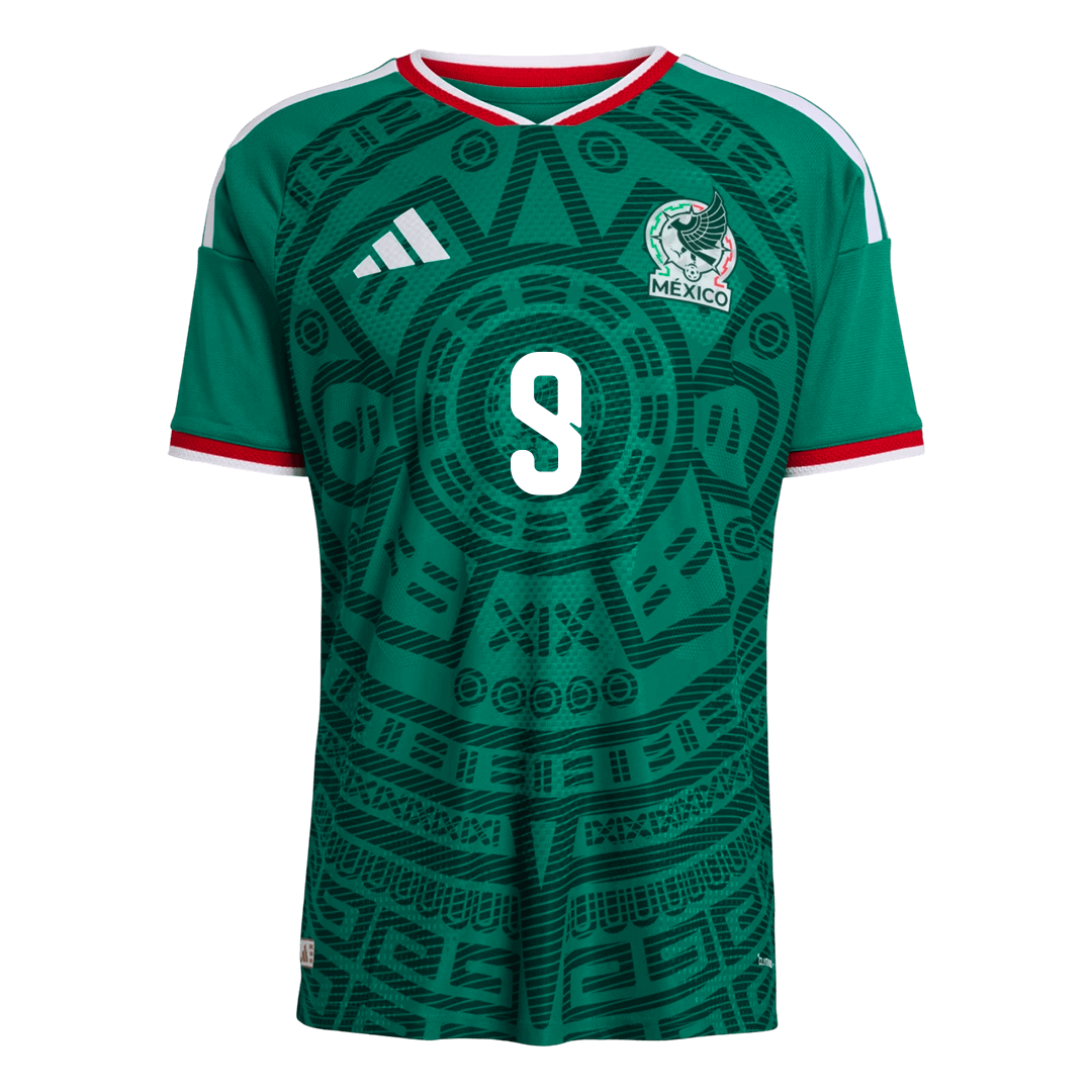 Mexiko pánsky domáci futbalový dres MS 2026 - Raúl #9 [hráčska verzia]