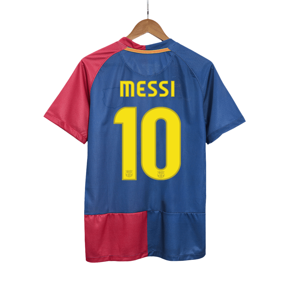 Barcelona pánsky domáci retro futbalový dres 2008/09 UCL Final - MESSI #10