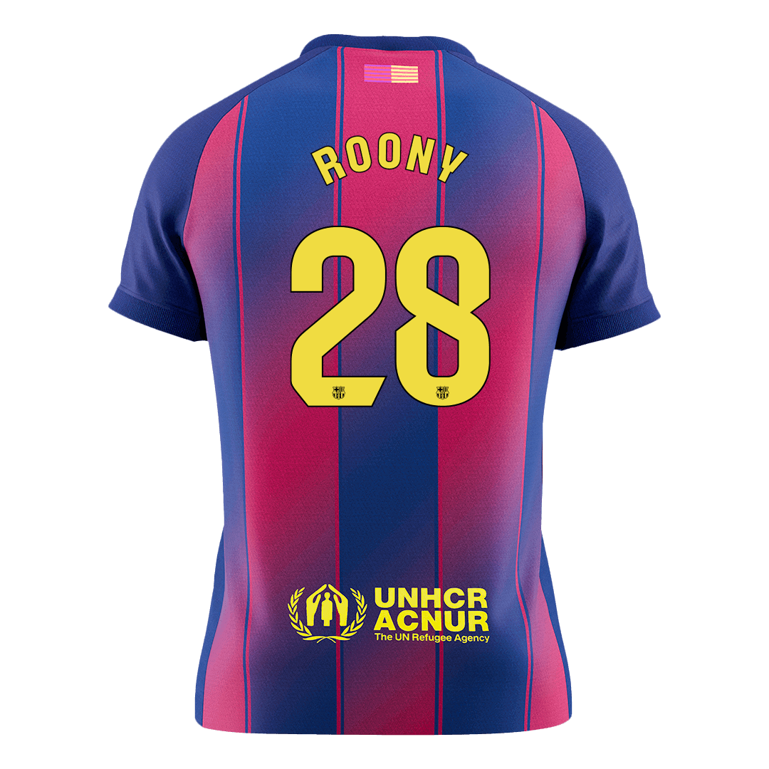 Barcelona pánsky domáci futbalový dres 2025/26 - ROONY #28 (Prémiová kvalita)