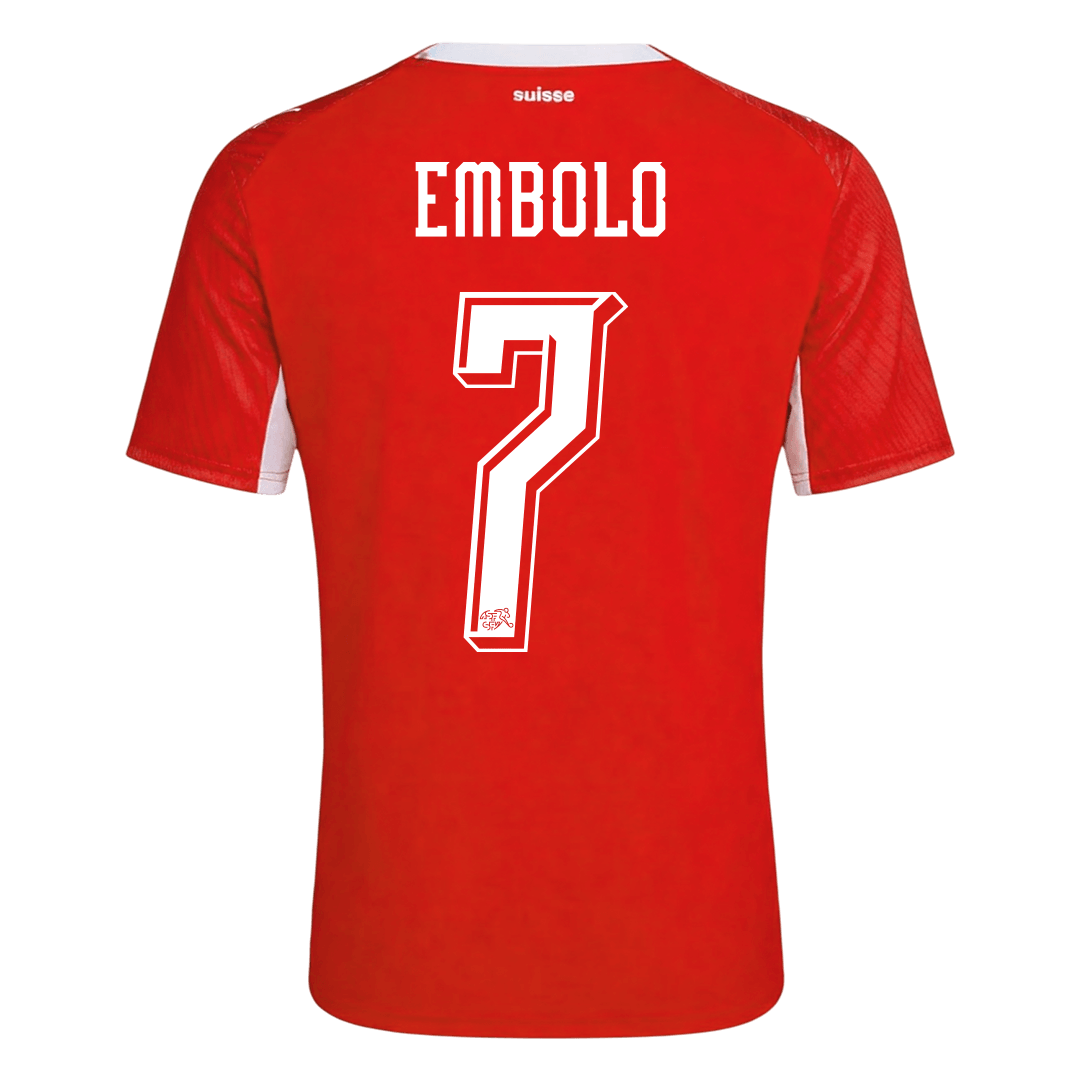 Švajčiarsko pánsky domáci futbalový dres MS 2026 - EMBOLO #7