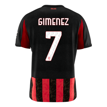 [PREMIUM] Pánske Futbalový Dres AC Miláno Domáci 2025/26 - GIMENEZ #7