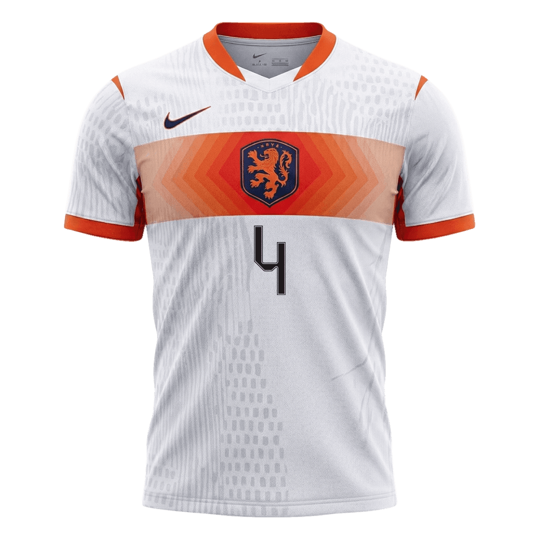 Pánske Futbalový Dres Holandsko Vonkajší MS 2026 Hráčska Verzia - VIRGIL #4