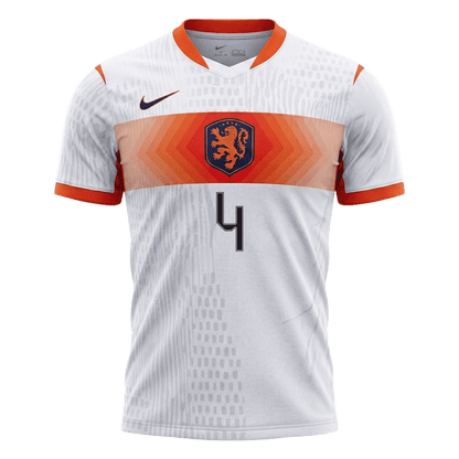 Pánske Futbalový Dres Holandsko Vonkajší MS 2026 Hráčska Verzia - VIRGIL #4
