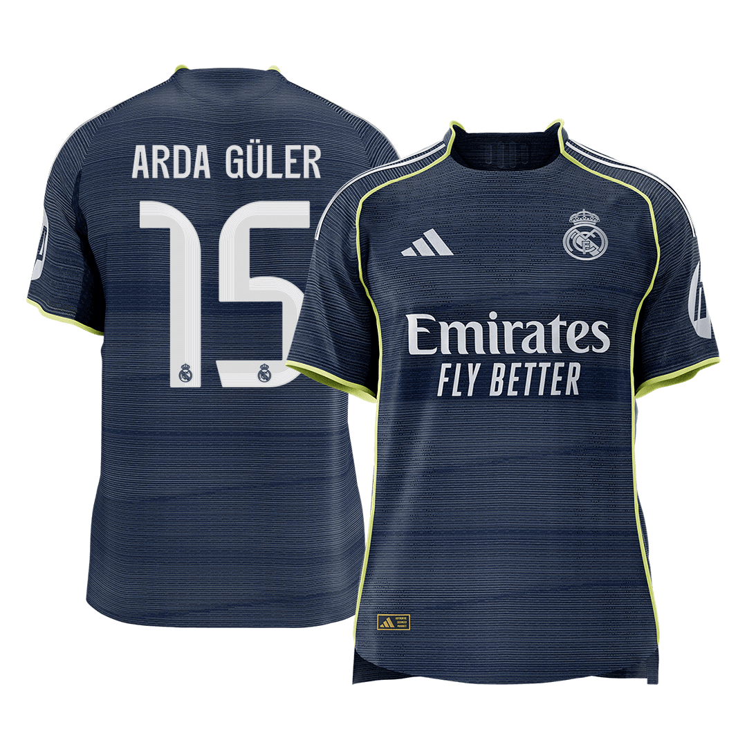 Real Madrid pánsky vonkajší futbalový dres 2025/26 - ARDA GÜLER #15 [hráčska verzia] (Prémiová kvalita)