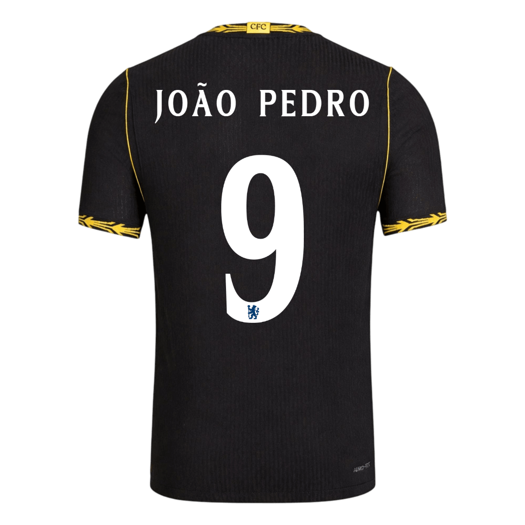 Chelsea pánsky Vonkajší futbalový dres 2026/27 – JOÃO PEDRO #9 – UCL [hráčska verzia]