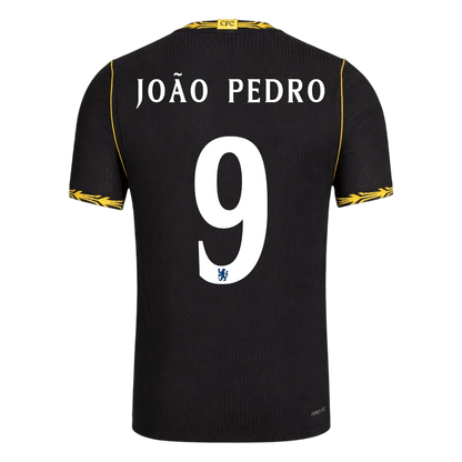 Chelsea pánsky Vonkajší futbalový dres 2026/27 – JOÃO PEDRO #9 – UCL [hráčska verzia]