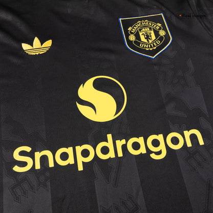 Manchester United pánsky tretí futbalový dres s dlhými rukávmi 2025/26