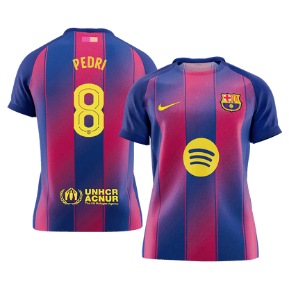 Barcelona pánsky domáci futbalový dres 2025/26 UCL - PEDRI #8 (Prémiová kvalita)