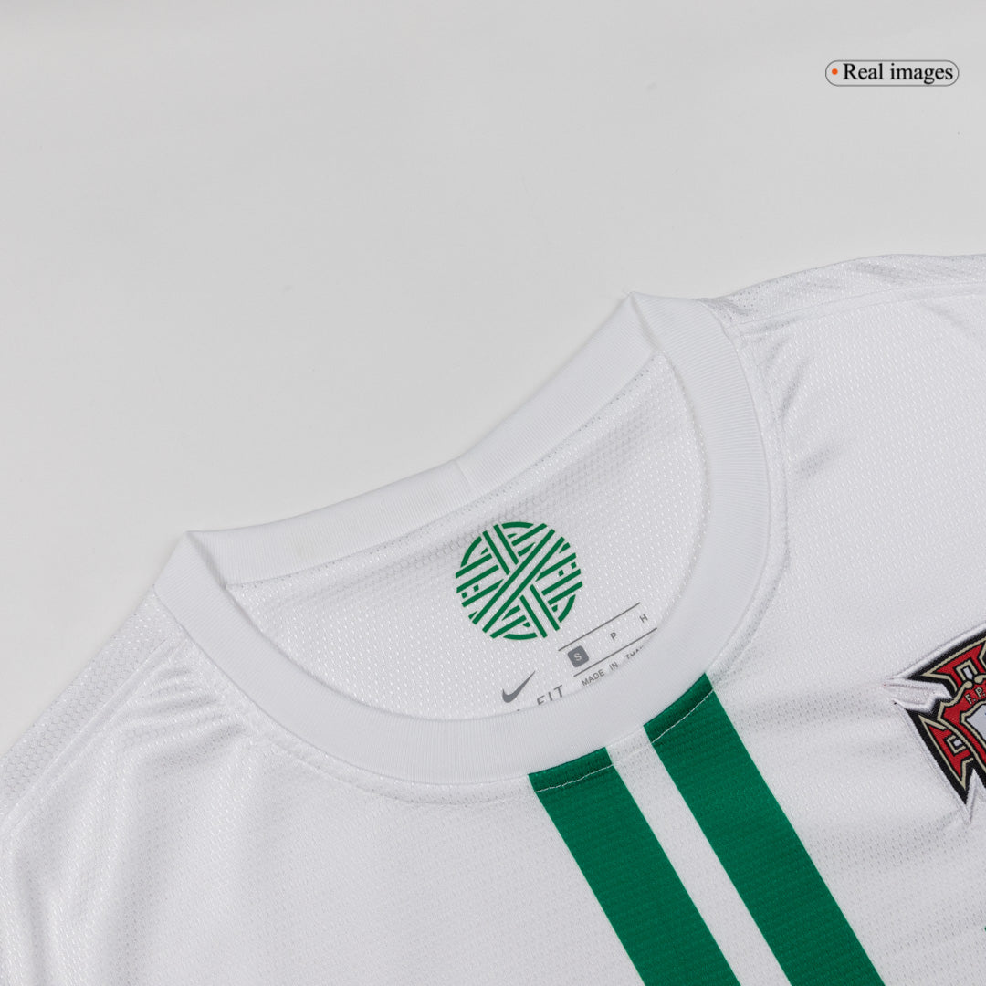 Portugalsko pánsky vonkajší retro futbalový dres s dlhými rukávmi 2012