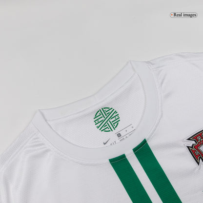Portugalsko pánsky vonkajší retro futbalový dres s dlhými rukávmi 2012