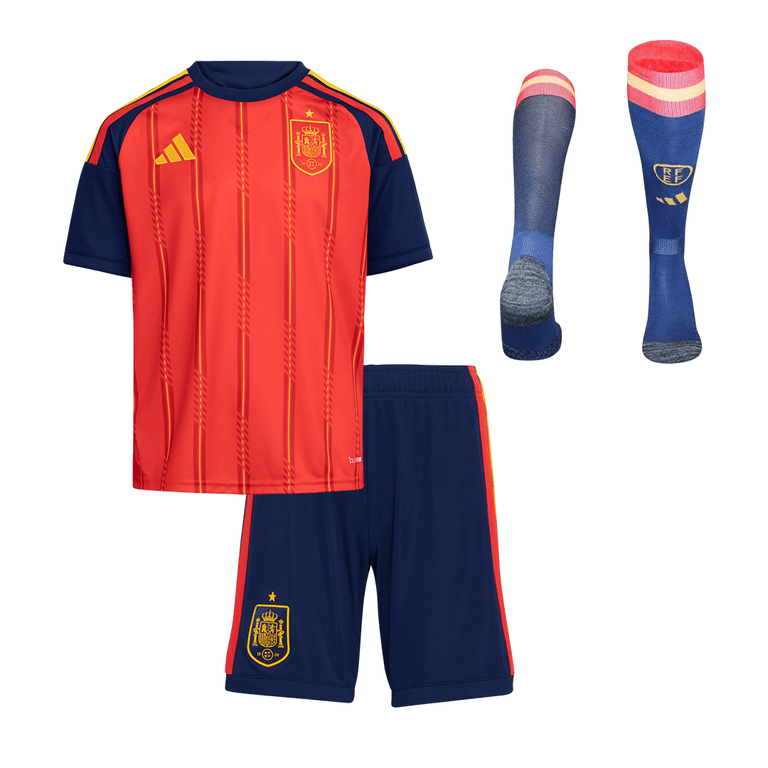 Španielsko detský domáci futbalový komplet MS 2026 (Prémiová kvalita)