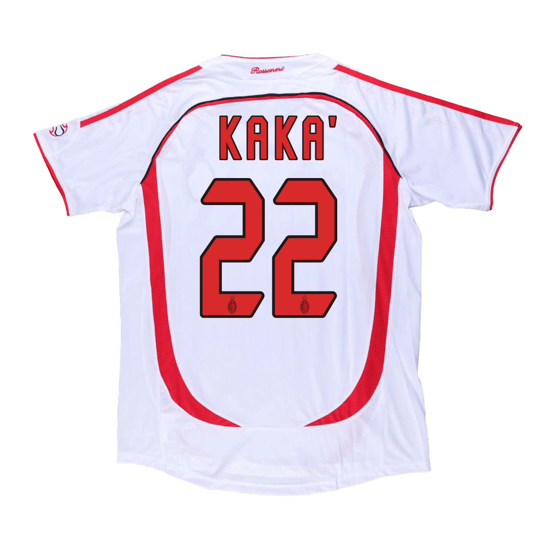 Pánske Retro Futbalový Dres AC Miláno Vonkajší 2006/07 UCL - KAKA' #22