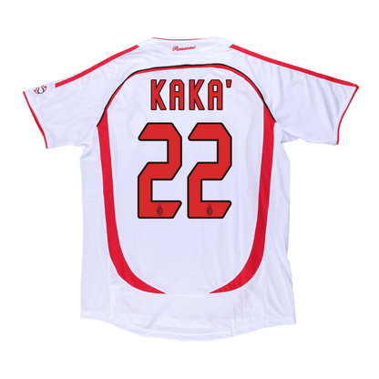 Pánske Retro Futbalový Dres AC Miláno Vonkajší 2006/07 UCL - KAKA' #22