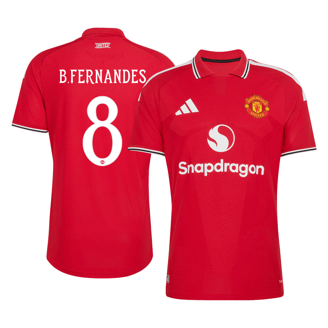 Manchester United pánsky Domáci futbalový dres 2026/27 – B. FERNANDES #8 – UCL [hráčska verzia]