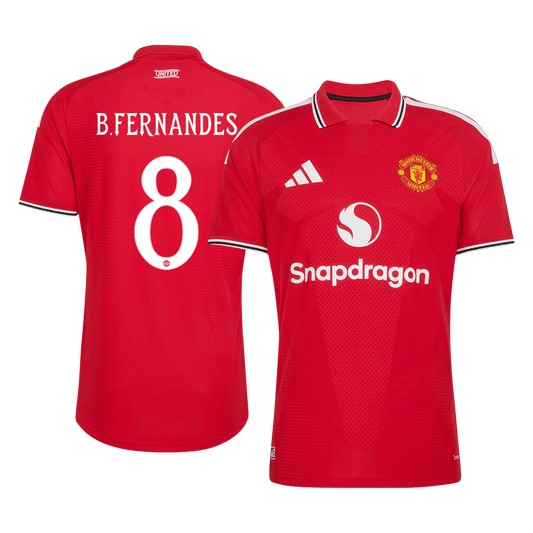 Manchester United pánsky Domáci futbalový dres 2026/27 – B. FERNANDES #8 – UCL [hráčska verzia]