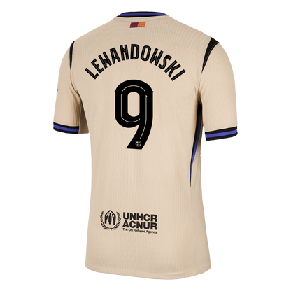 Barcelona pánsky vonkajší futbalový dres 2025/26 UCL - LEWANDOWSKI #9 [hráčska verzia]