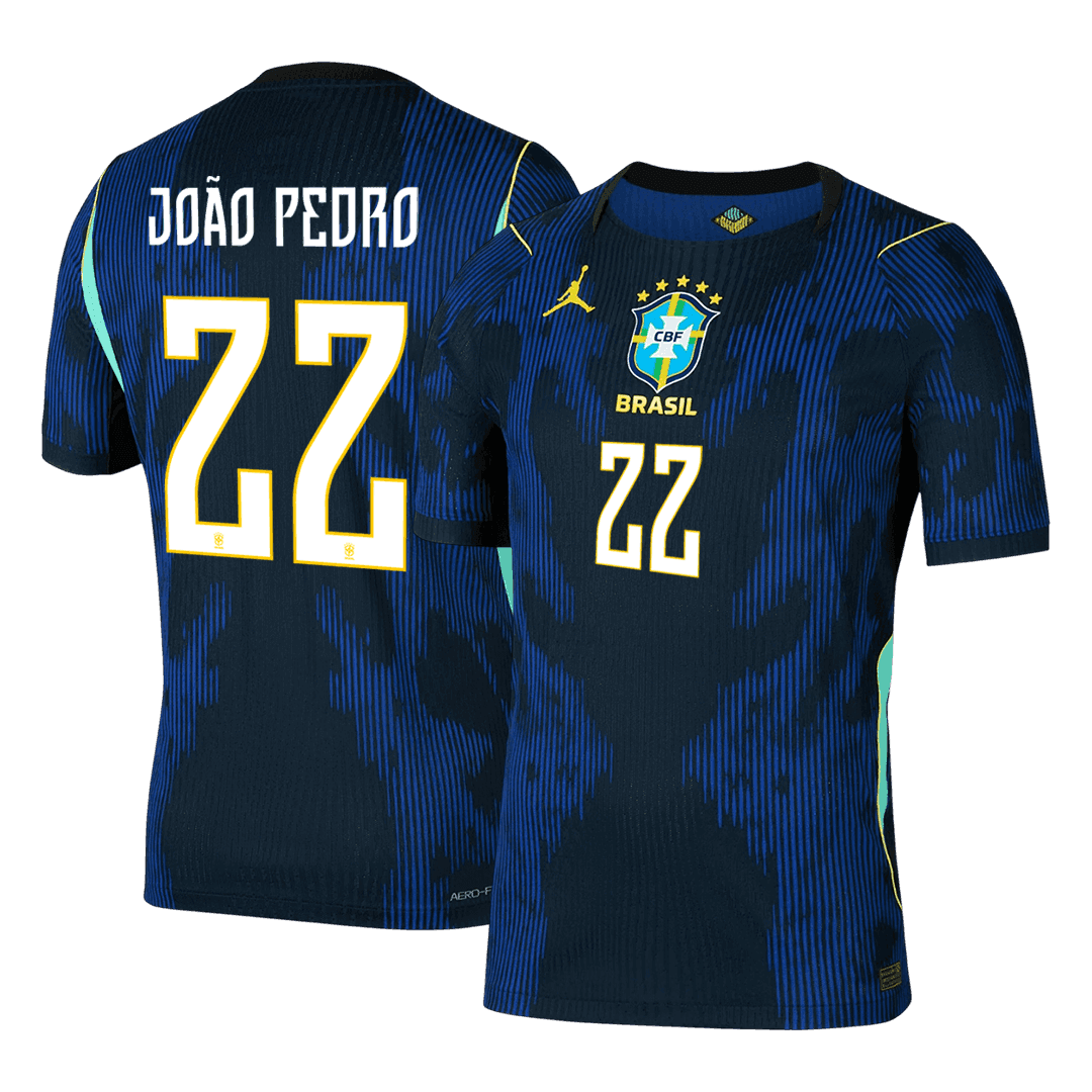 Pánske Futbalový Dres Brazília Vonkajší MS 2026 Hráčska Verzia - JOÃO PEDRO #22