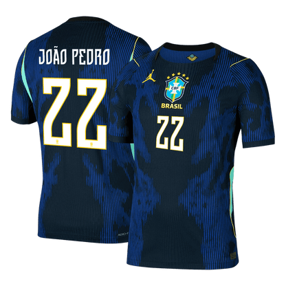 Pánske Futbalový Dres Brazília Vonkajší MS 2026 Hráčska Verzia - JOÃO PEDRO #22