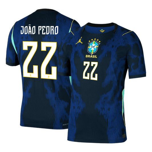 Pánske Futbalový Dres Brazília Vonkajší MS 2026 Hráčska Verzia - JOÃO PEDRO #22