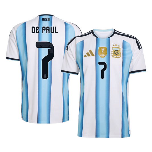[PREMIUM] Pánske Futbalový Dres Argentína Domáci MS 2026 - DE PAUL #7