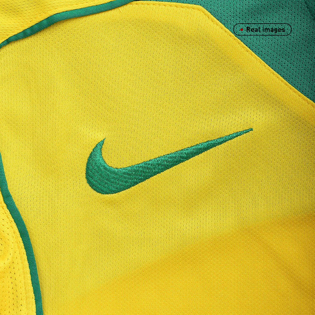 Brazília pánsky domáci retro futbalový dres 2004